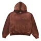 Thirteen Studios Logo Hoodie Faded Brown