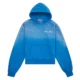 Thirteen Studios Embroidered Logo Hoodie Faded Blue
